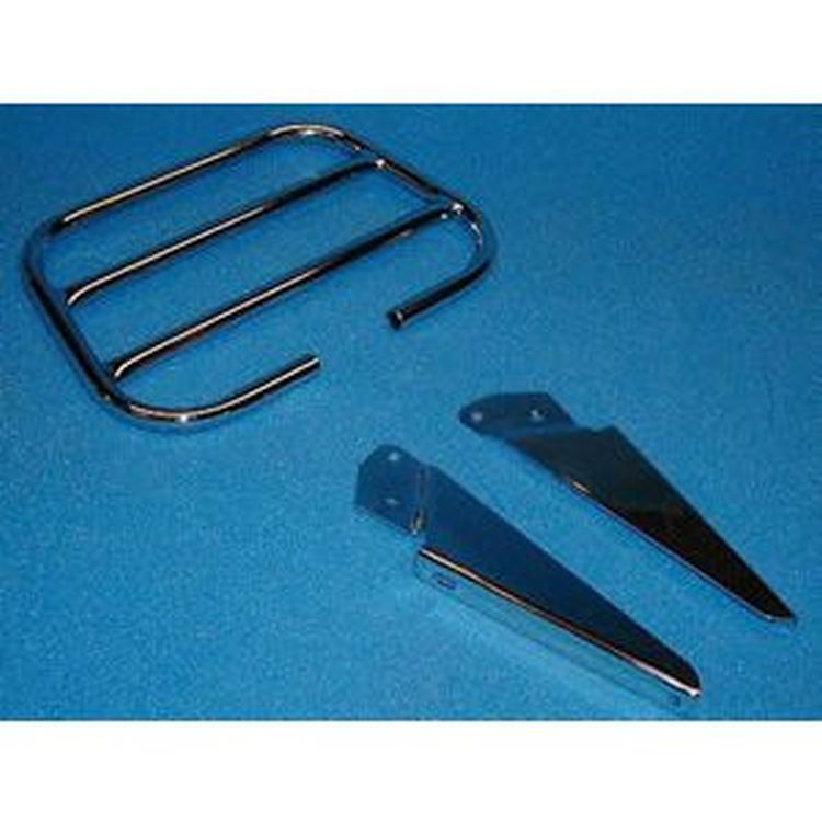 Yamaha XV750 (standard grab rail) Chrome Renntec Sport Carrier Rack
